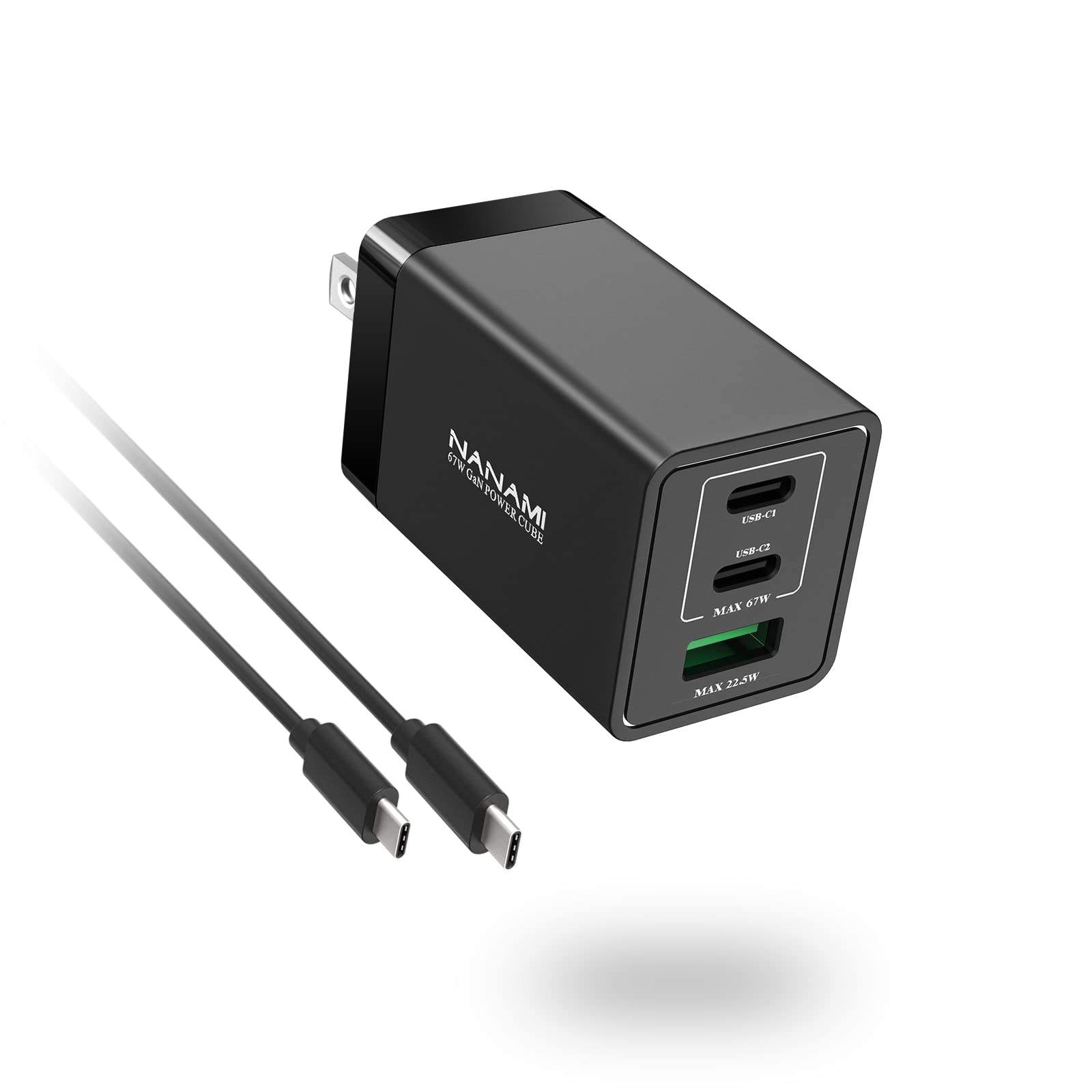 Amazon | 【在庫一掃セール】NANAMI 65W 充電器 3ポート (USB-C*2+USB